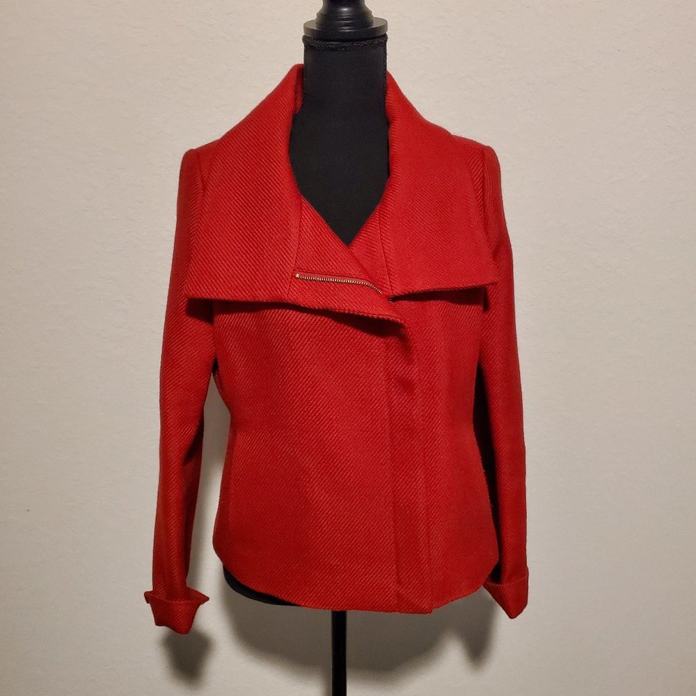 Talbots Red Wool Jacket